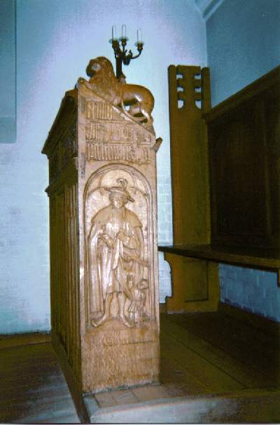 Degnestolen i Bjerreby kirke